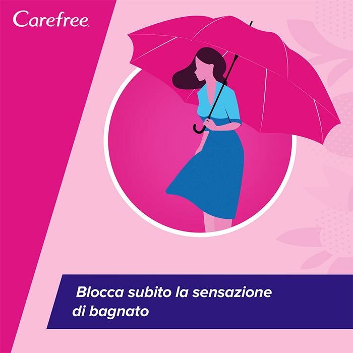 Carefree Salvaslip Plus Large Delicatamente Profumato 36 pezzi