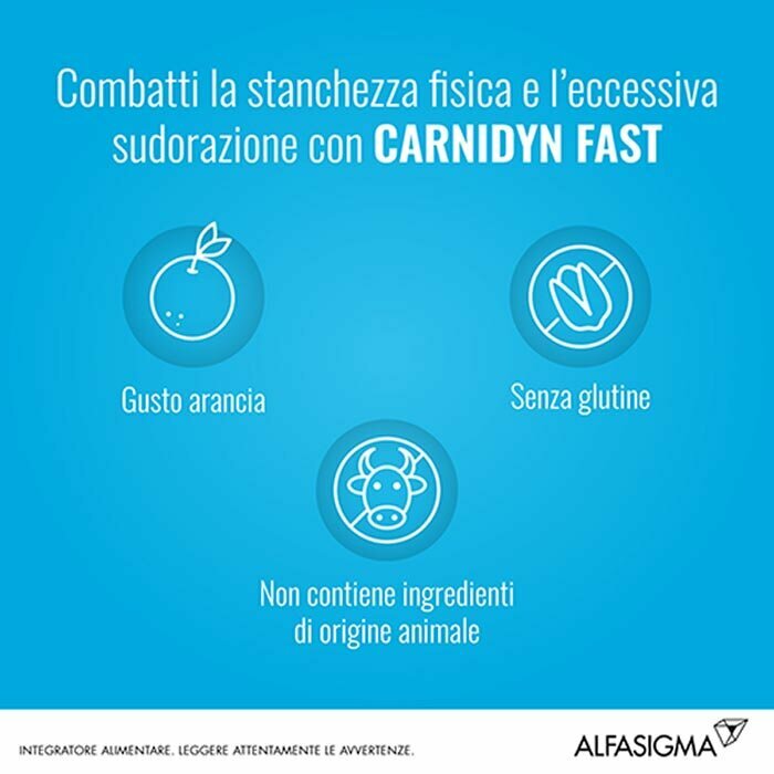 Carnidyn Fast Magnesio e Potassio Integratore 12 Bustine