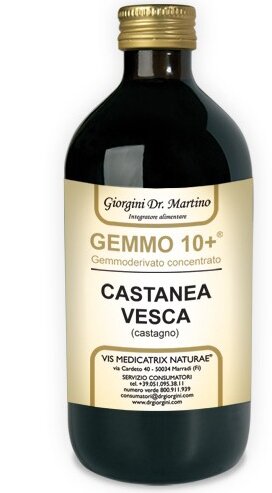 Castagno liquido analcolico gemmo 10+ 500 ml