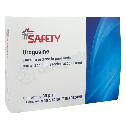 Catetere esterno con striscia biadesiva uroguaina 30 mm 30 pezzi