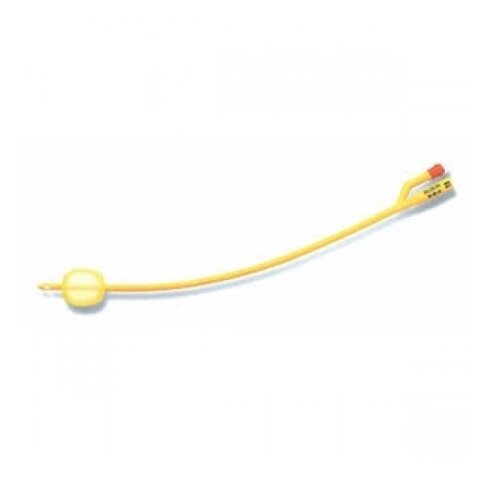 Catetere foley in lattice siliconato punta nelaton a 2 vie con palloncino 5-15ml diametro ch26 8,66mm lunghezza 40cm