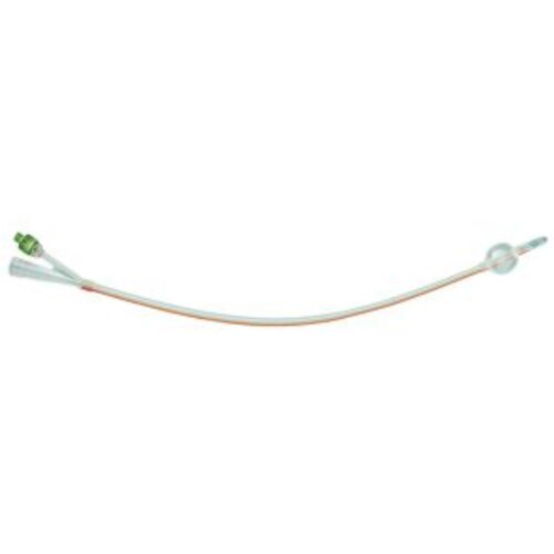 Catetere foley in lattice siliconato punta nelaton a 3 vie con palloncino 5-15ml diametro ch18 6,00mm lunghezza 40cm