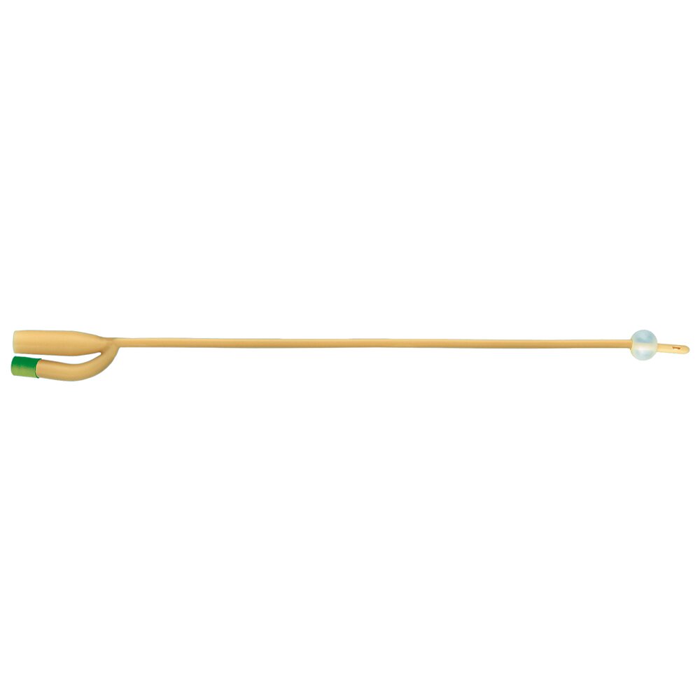 Catetere foley in silicone trasparente a 2 vie con scanalature longitudinali con palloncino 5-10ml diametro ch16 5,33mm lunghezza 40cm safety comfort