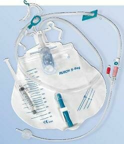 Profilcath preconnesso catetere in silicone ch16 40cm + sacca di drenaggio 2 l