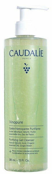 Caudalie vinopure gel detergente purificante 385ml