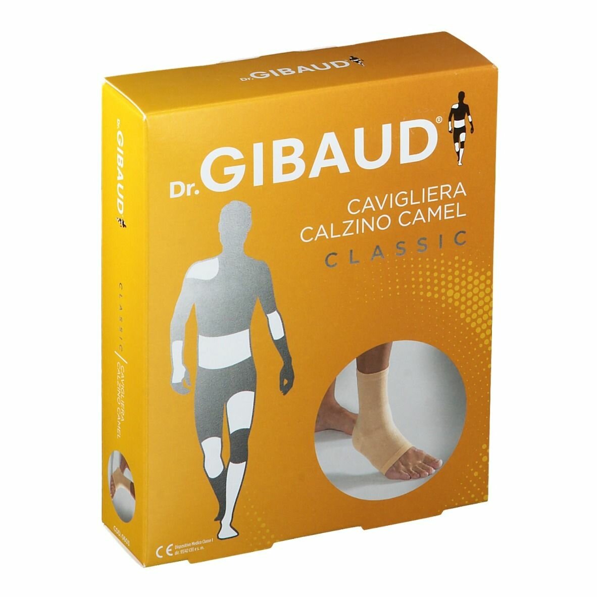 Cavigliera calzino in cotone camel gibaud misura 3
