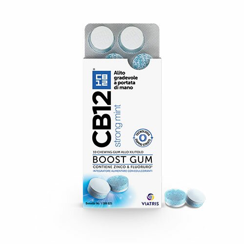 CB12 Boost 10 Gomme Masticabili Menta Fresca