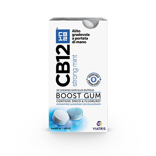 CB12 Boost 10 Gomme Masticabili Menta Fresca