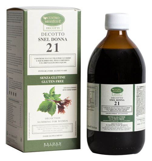 Centro messegue decotto snel donna 21 senza glutine 500 ml