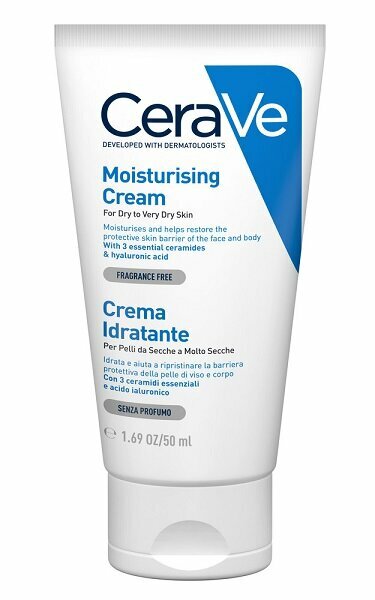 CeraVe Crema Idratante Corpo Pelle Secca a Molto Secca 50 ml