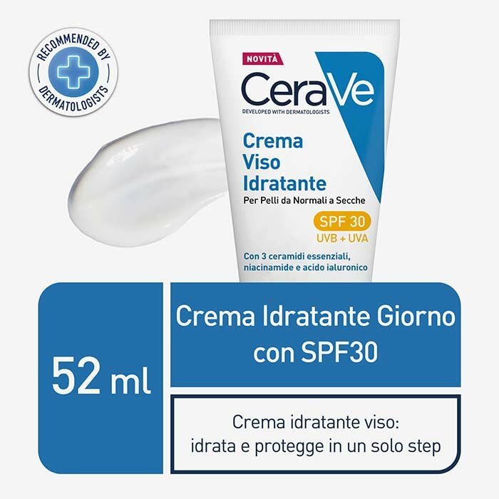 CeraVe Crema Idratante e Protettiva Viso SPF30 52 ml