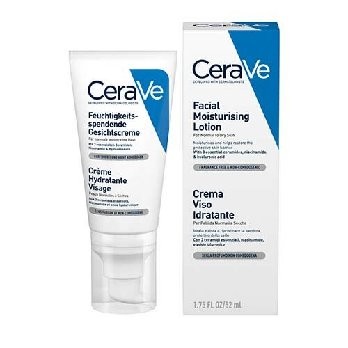 CeraVe Crema Viso Idratante Pelli da Normale a Secche 50 ml