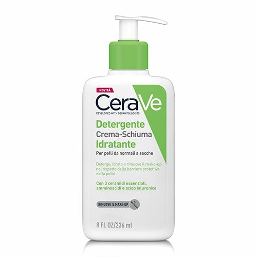CeraVe Detergente Crema-Schiuma Pelli Normali e Secche 236 ml
