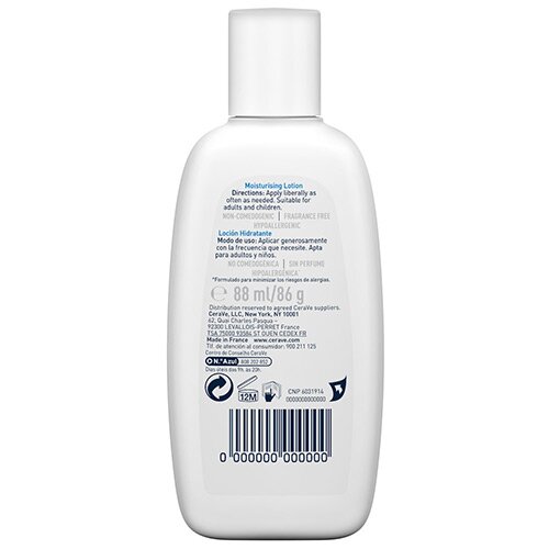 CeraVe Lozione Idratante Corpo Pelle Secca a Molto Secca 88 ml