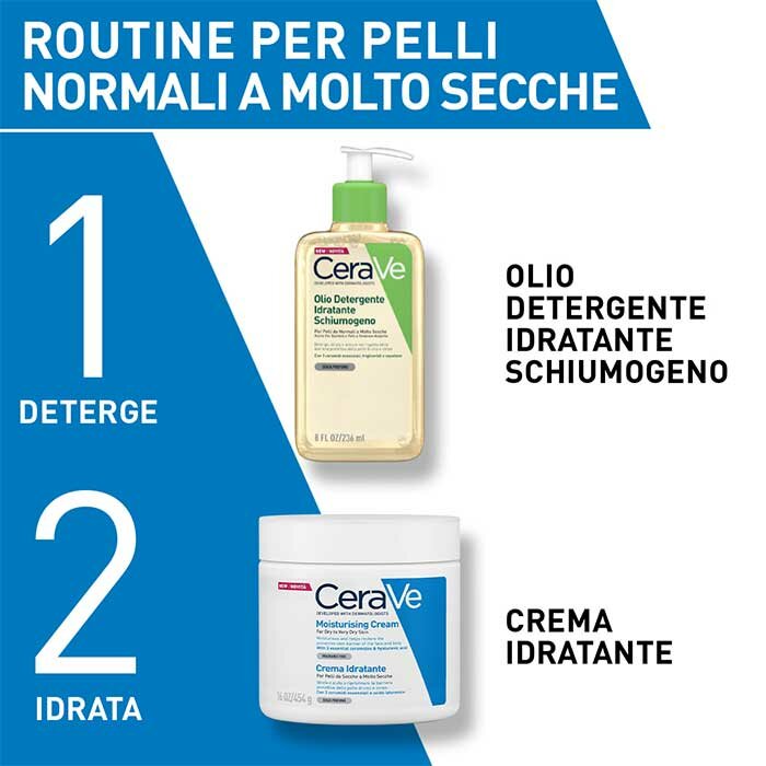 CeraVe Olio Pelle Atopica Detergente Idratante Lenitivo 236 ml