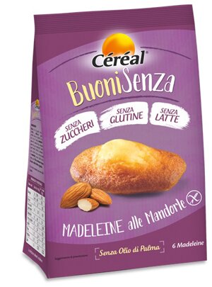 Cereal buonisenza madeleine alle mandorle 180 g