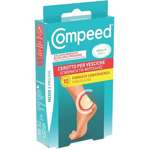 Cerotti compeed per vesciche medio 10 pezzi 