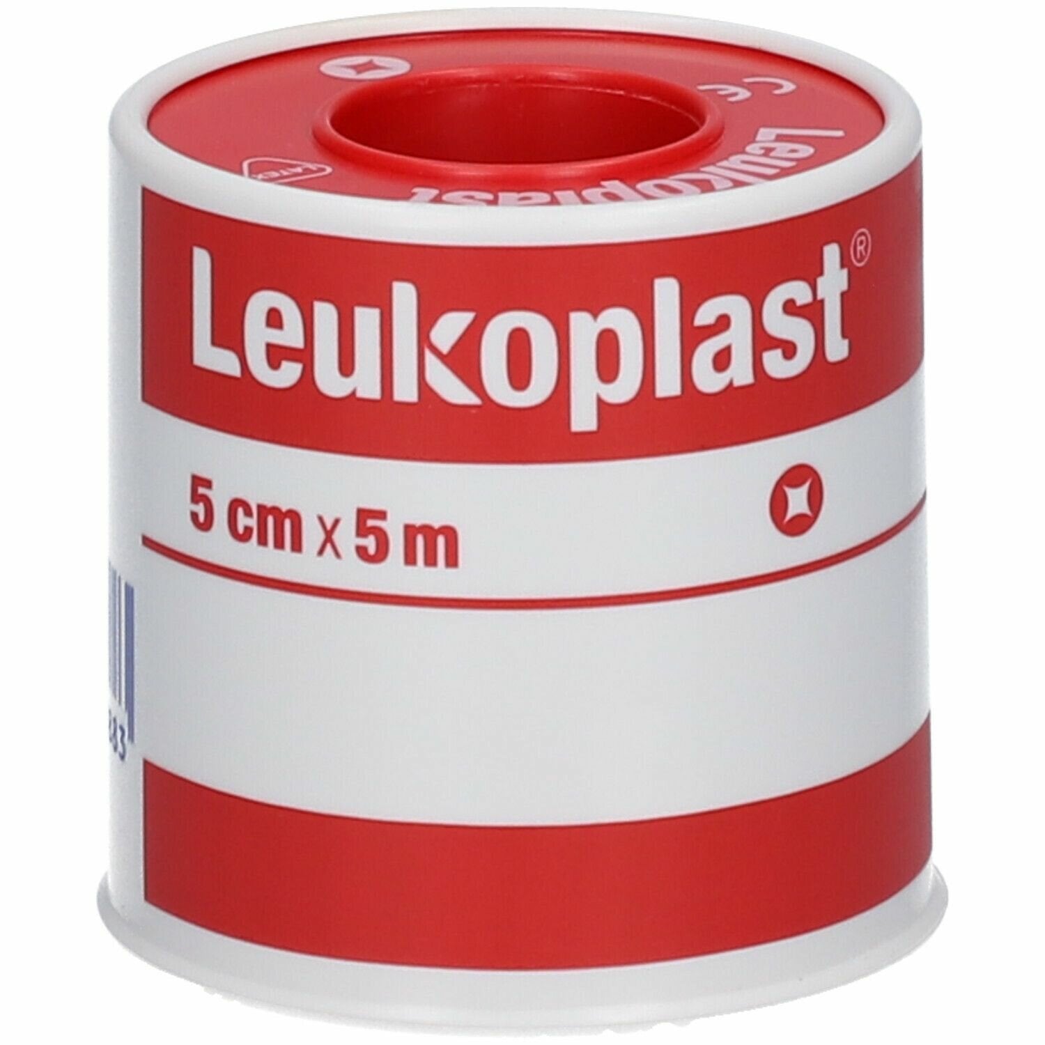 Cerotto chirurgico in rocchetto leukoplast pelle 5x500 cm