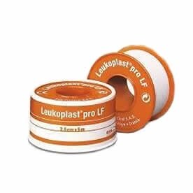 Cerotto chirurgico medicato in rocchetto leukoplast pro lf con ossido di zinco 2,5x500 cm