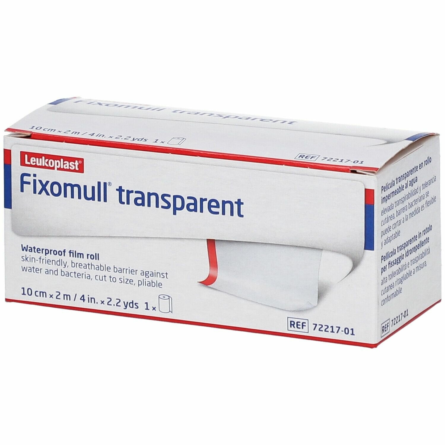 Cerotto fixomull transparente 10 x 200 cm