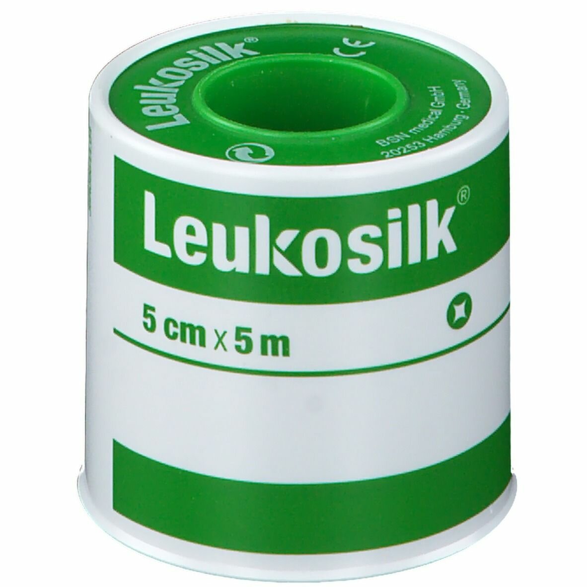 Leukosilk Cerotto Ipoallergenico Bianco Rocchetto 5x500 cm