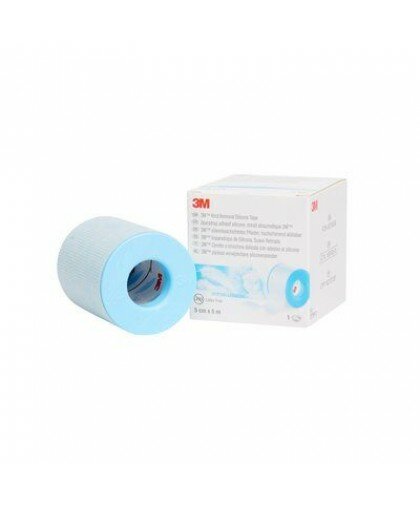 Cerotto in rocchetto micropore silicone ipoallergenico 5 x 500cm