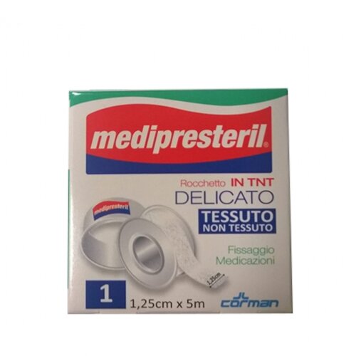 Cerotto in rocchetto tessuto non tessuto medipresteril 5x125cm