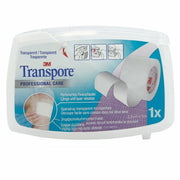 Cerotto in rocchetto transpore cm 2,5 x 5 mt dispenser 1 pezzo