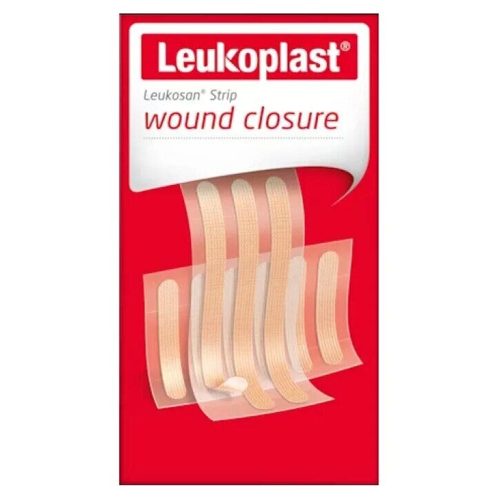 Cerotto leukoplast wound closure strip 12x100mm 2 buste x  6 cerotti ciascuna
