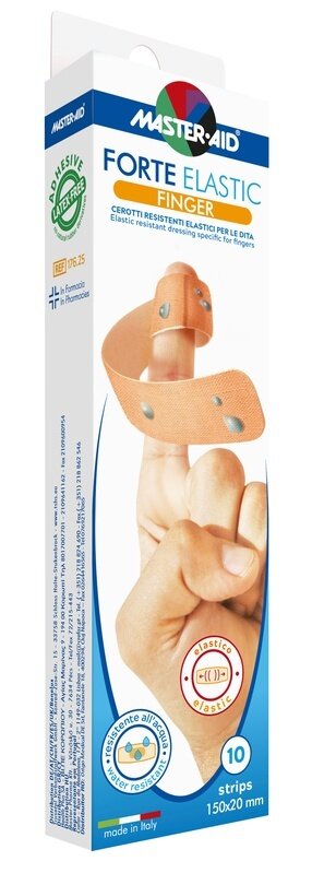 Cerotto master aid elatic finger 10 pezzi