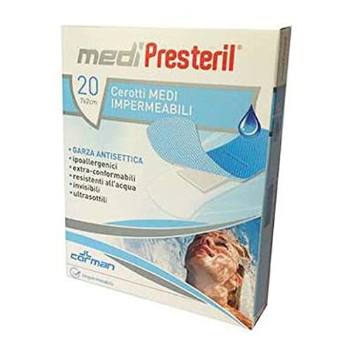 Cerotto medipresteril impermeabile 4 formati assortiti 20 pezzi
