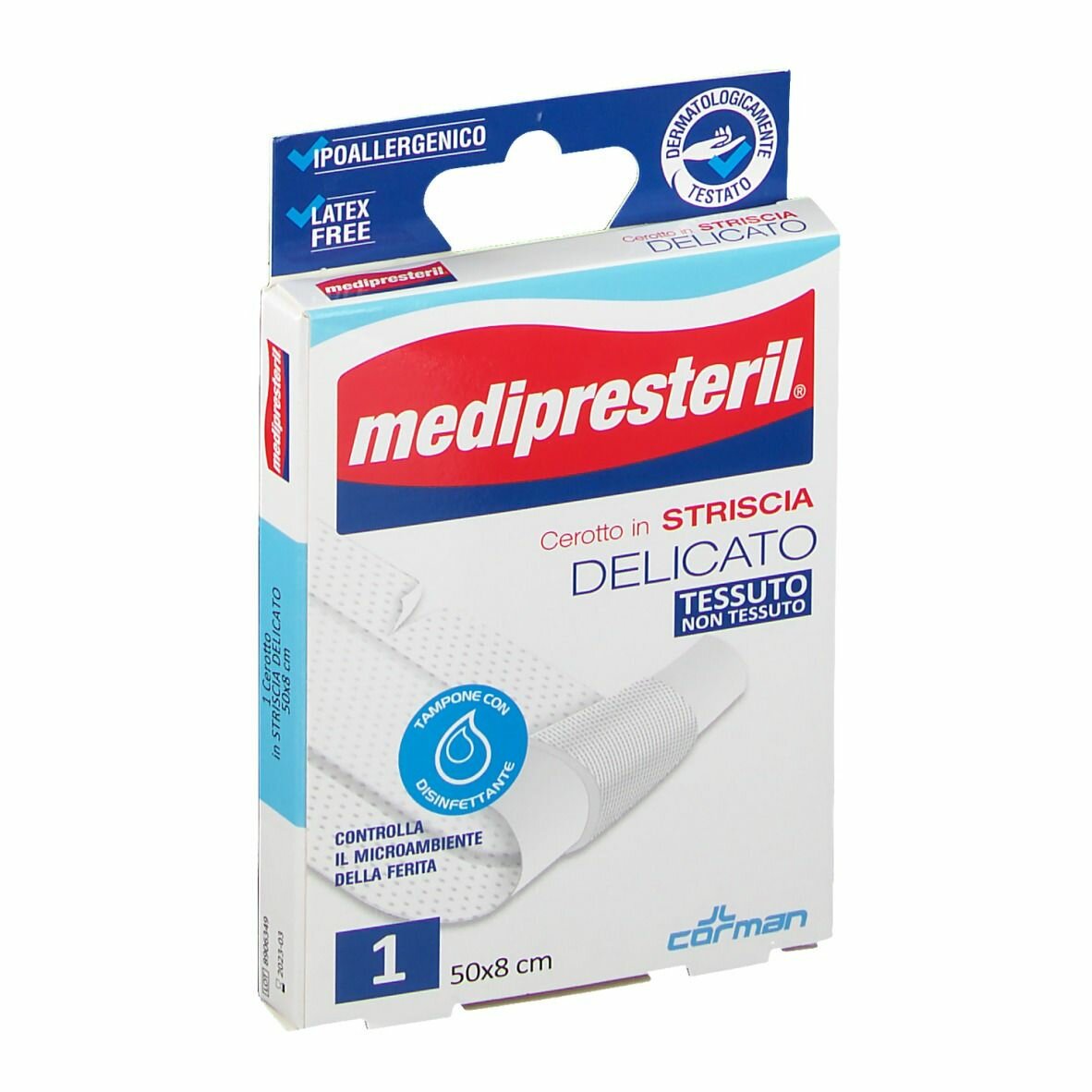 Cerotto medipresteril in strisce misura 8x50cm 1 pezzo