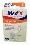 Cerotto meds strips delicato tessuto non tessuto medio 20 pezzi