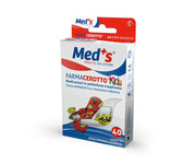 Cerotto meds strips kids ipoallergenico assortiti 40 pezzi