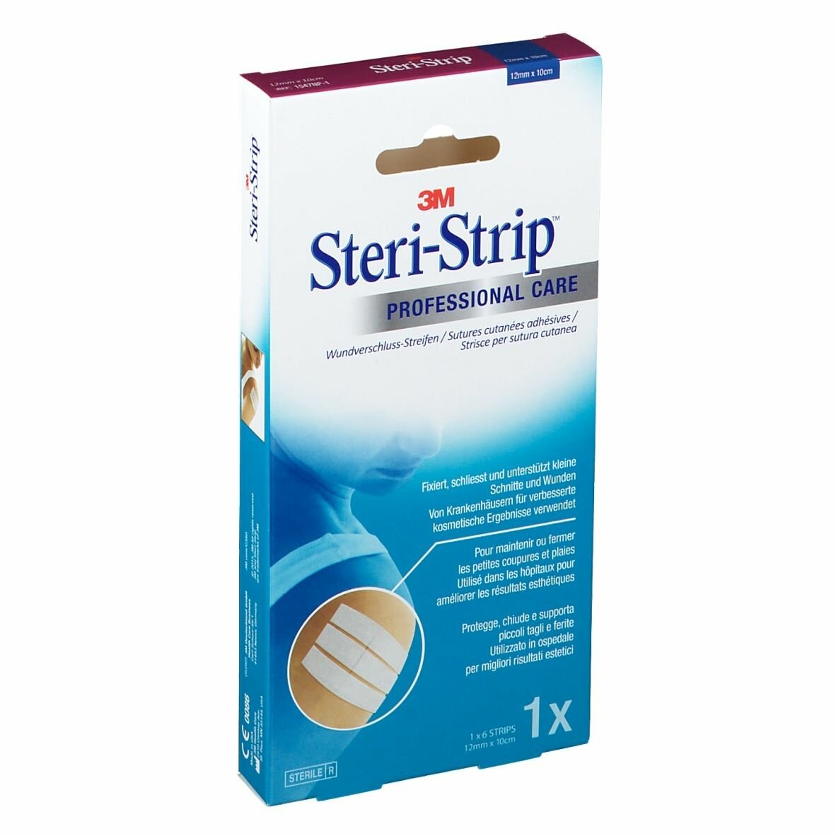 Cerotto per sutura steristrip striscia 12 x 100 mm 6 pezzi