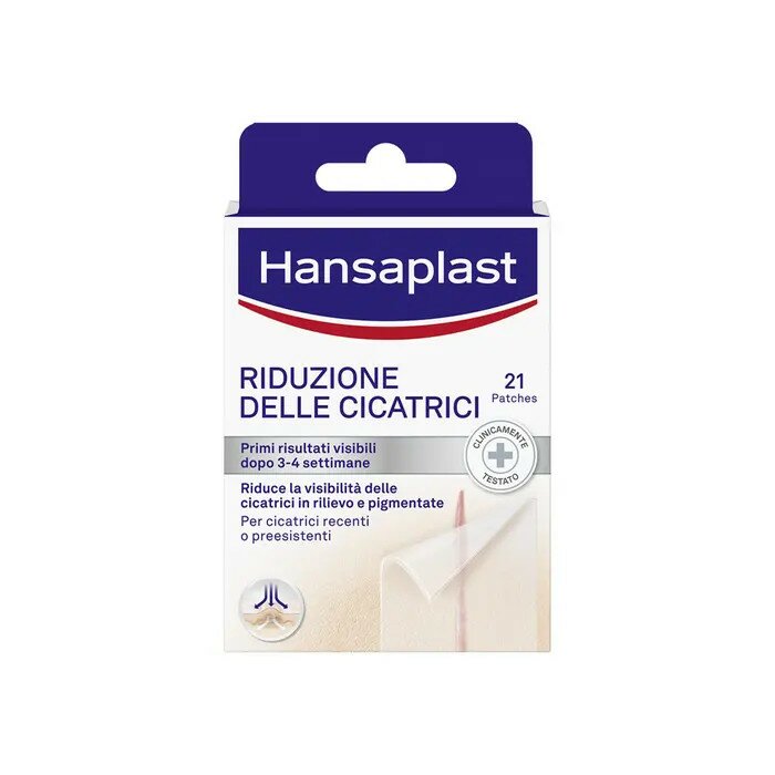 Cerotto riduzione cicatrici hansaplast med 21 pezzi