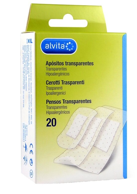 Cerotto trasparente 20 pezzi alvita