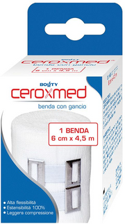Ceroxmed Benda Elastica Con Fermabenda cm 6x4,5 m