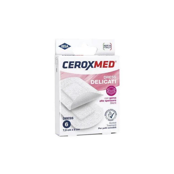 Ceroxmed Dress delicati 7,5x5 cm 6 pezzi