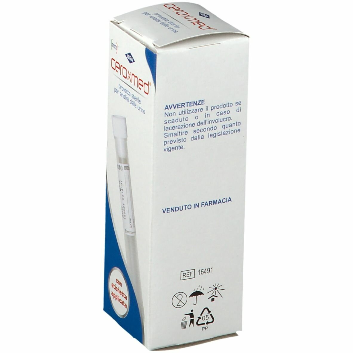 Ceroxmed provetta per analisi