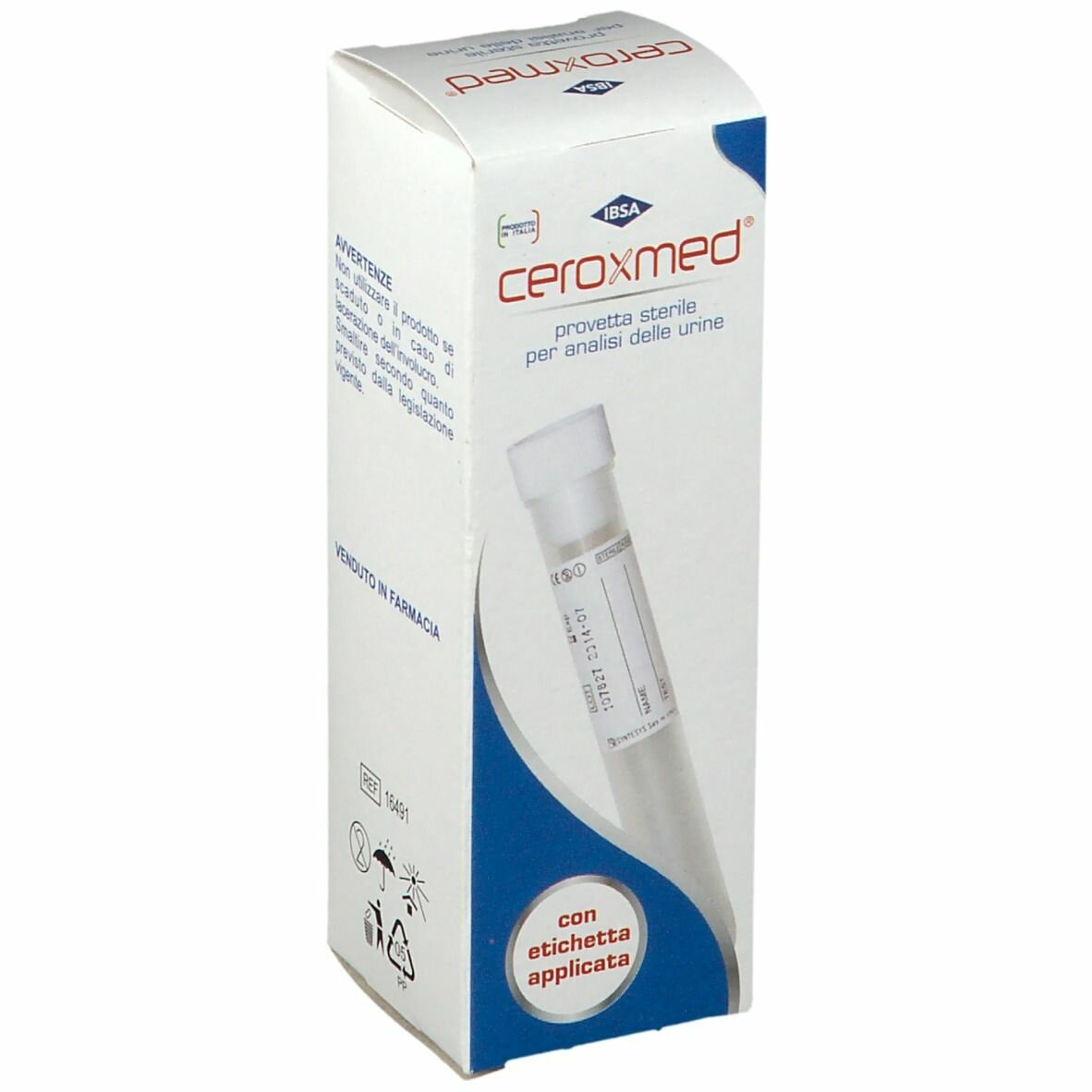 Ceroxmed provetta per analisi