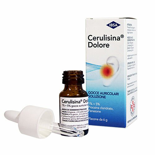 Cerulisina Dolore Gocce Auricolari Soluzione 1% 5% 6g
