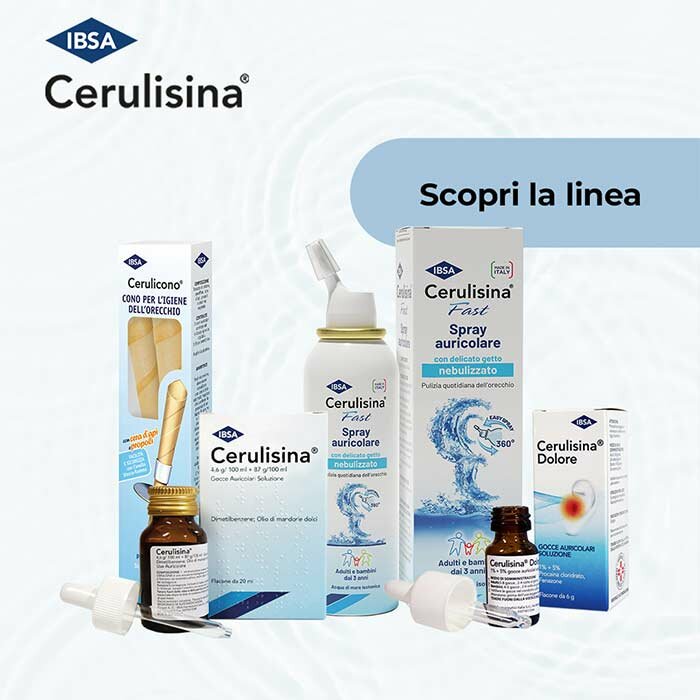 Cerulisina Dolore Gocce Auricolari Soluzione 1% 5% 6g