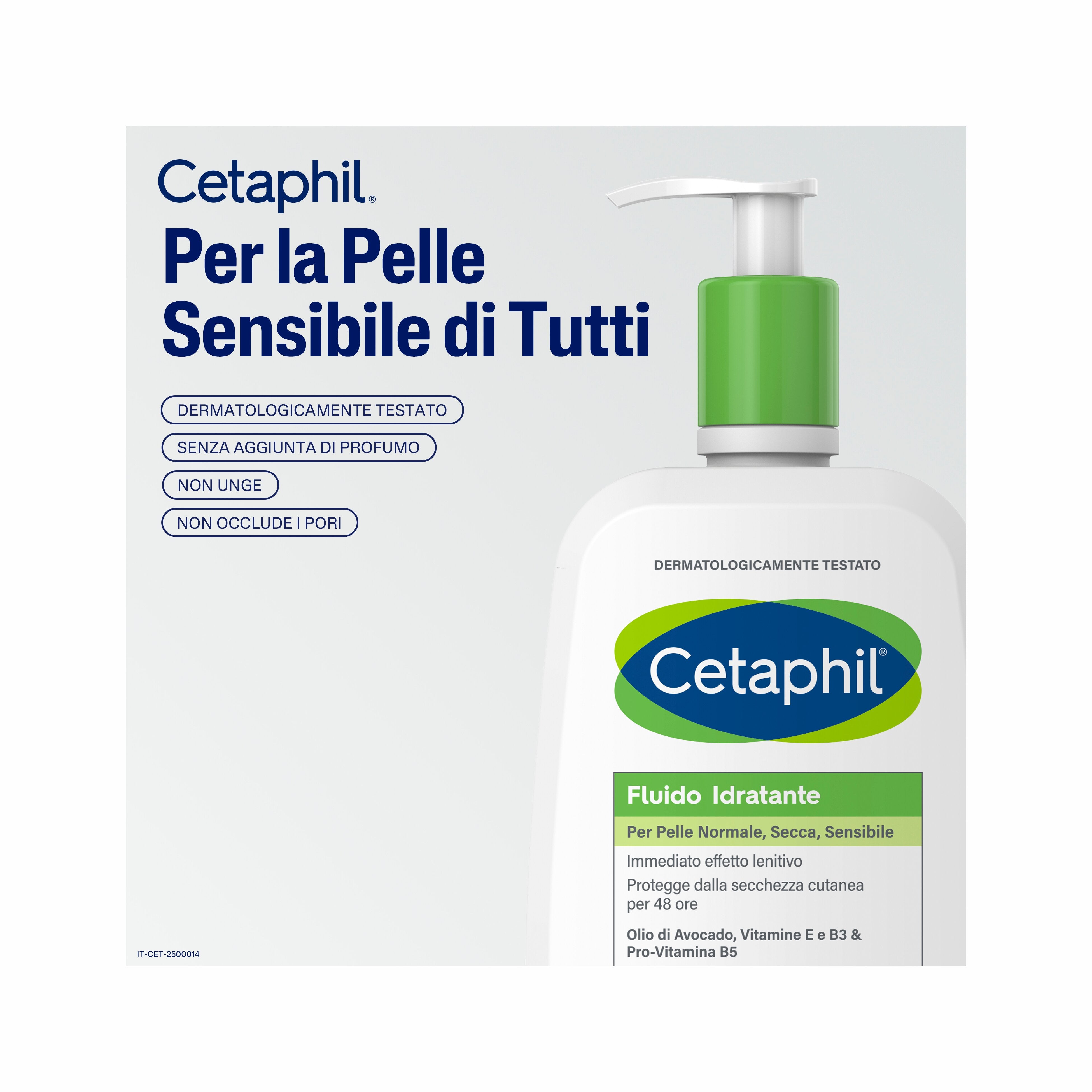 Cetaphil Fluido Idratante per Pelle Normale e Secca 470 ml