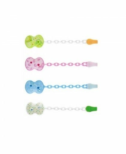 Ch clip c/catenella mix colors