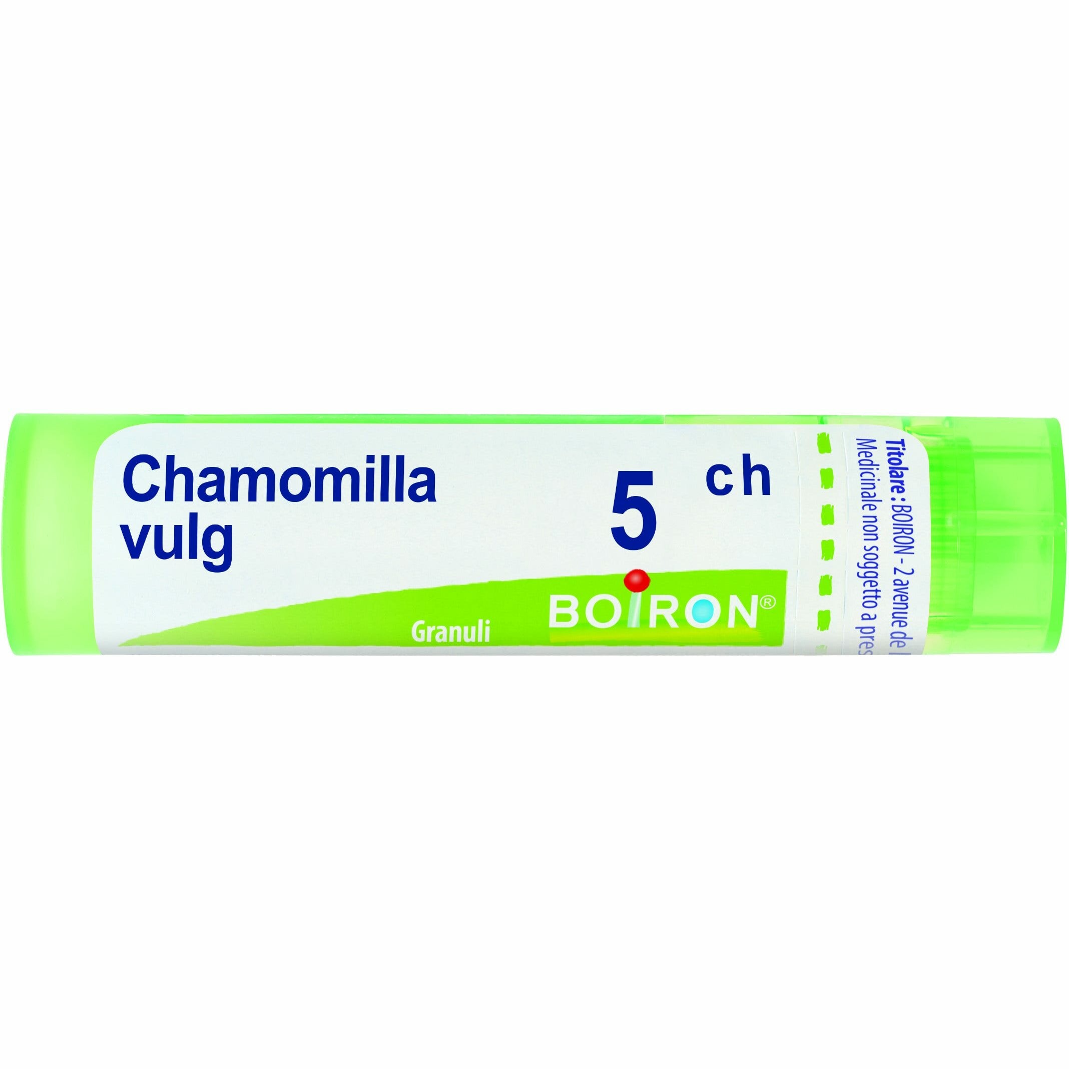 Chamomilla vulgaris 5 ch granuli 1 contenitore multidose 4 g(80 granuli)