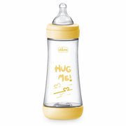 Chicco biberon neonato perfect 5 biberon giallo flusso veloce 300 ml 4mesi+