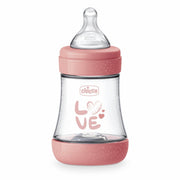Chicco biberon neonato perfect 5 biberon rosa flusso lento 150 ml 0mesi+
