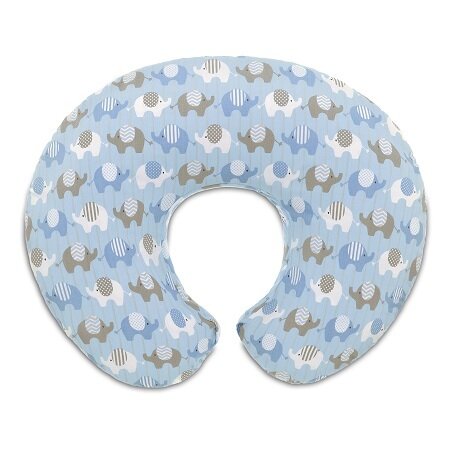 Chicco boppy fodera in cotone boppy elephants blue