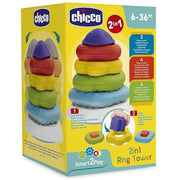 Chicco gioco 2 in 1 torre degli anelli